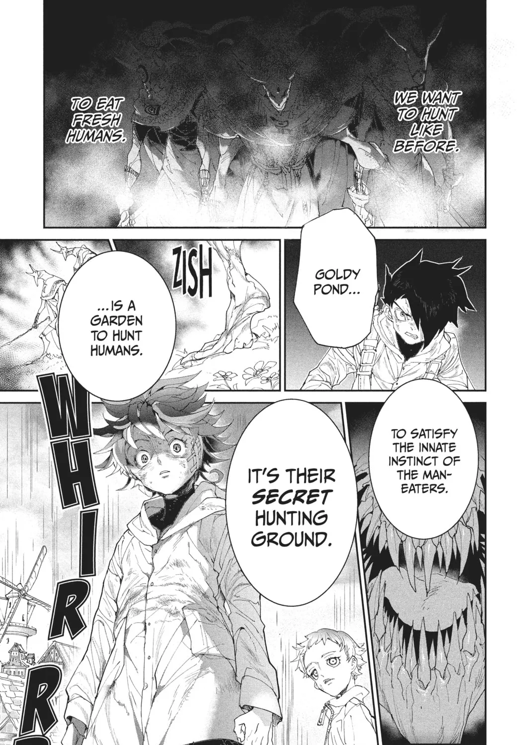 Read The Promised Neverland chapter 65 image 36 on Lezhin
