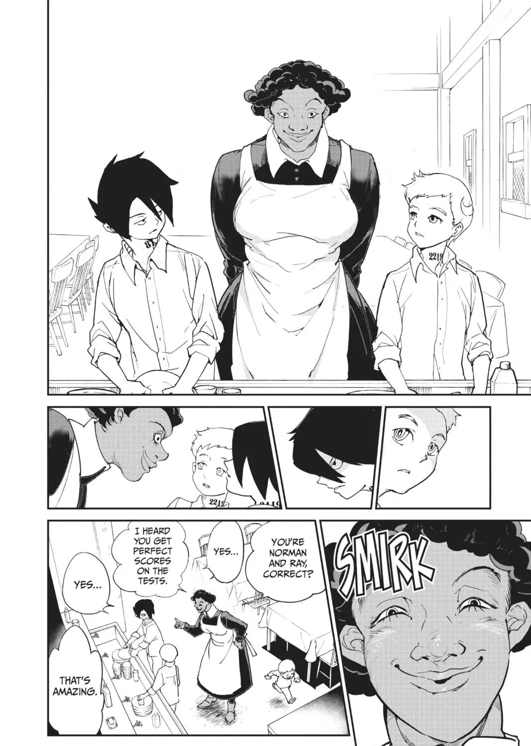 Read The Promised Neverland chapter 7 image 10 on Lezhin