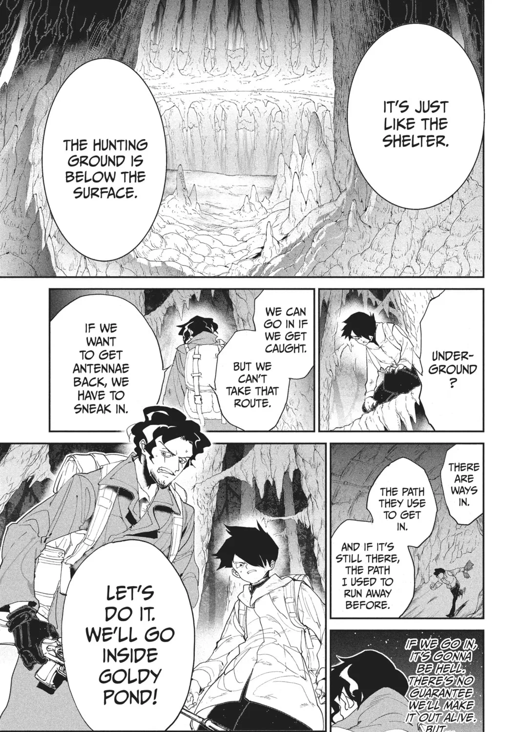 Read The Promised Neverland chapter 70 image 36 on Lezhin