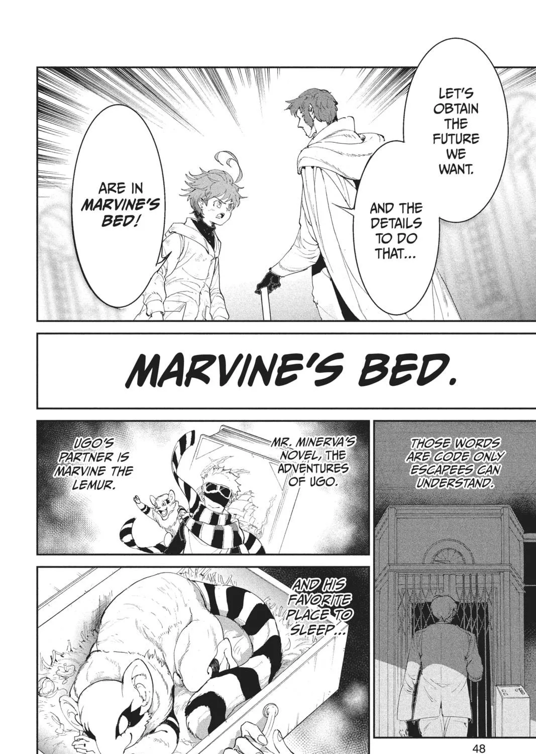 Read The Promised Neverland chapter 72 image 40 on Lezhin