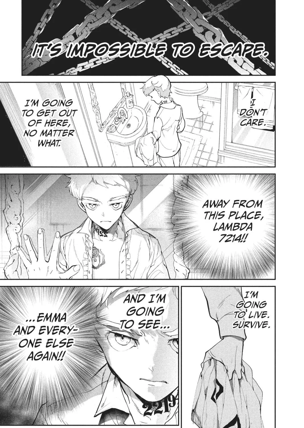 Read The Promised Neverland chapter 74 image 34 on Lezhin