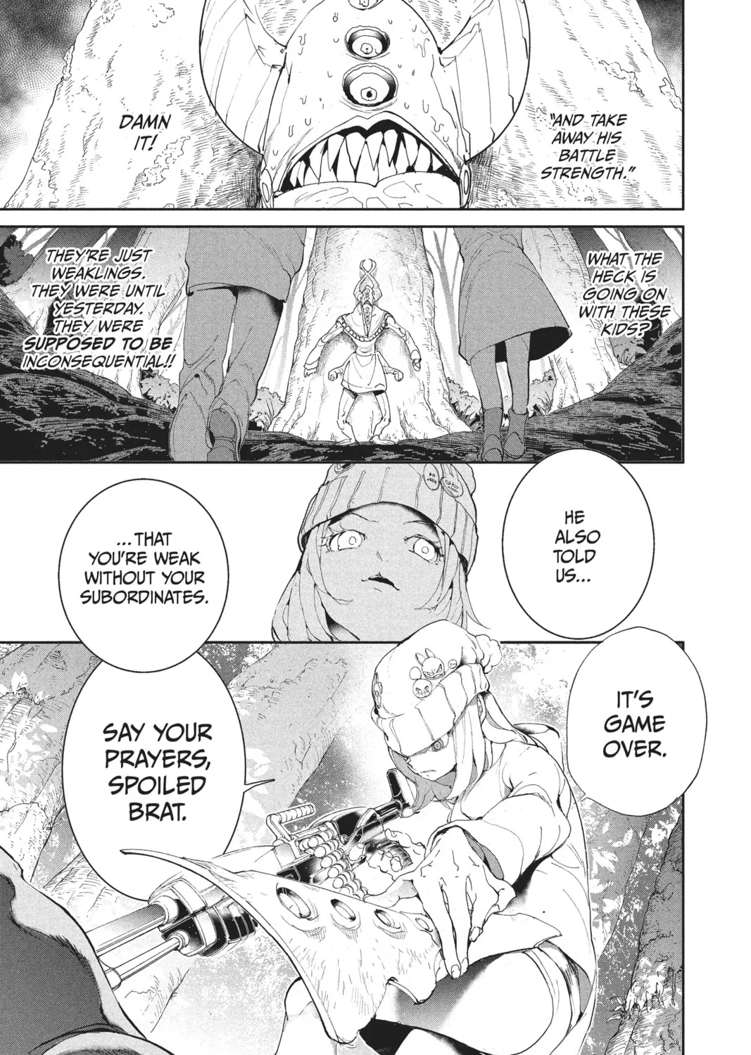 Read The Promised Neverland chapter 77 image 36 on Lezhin