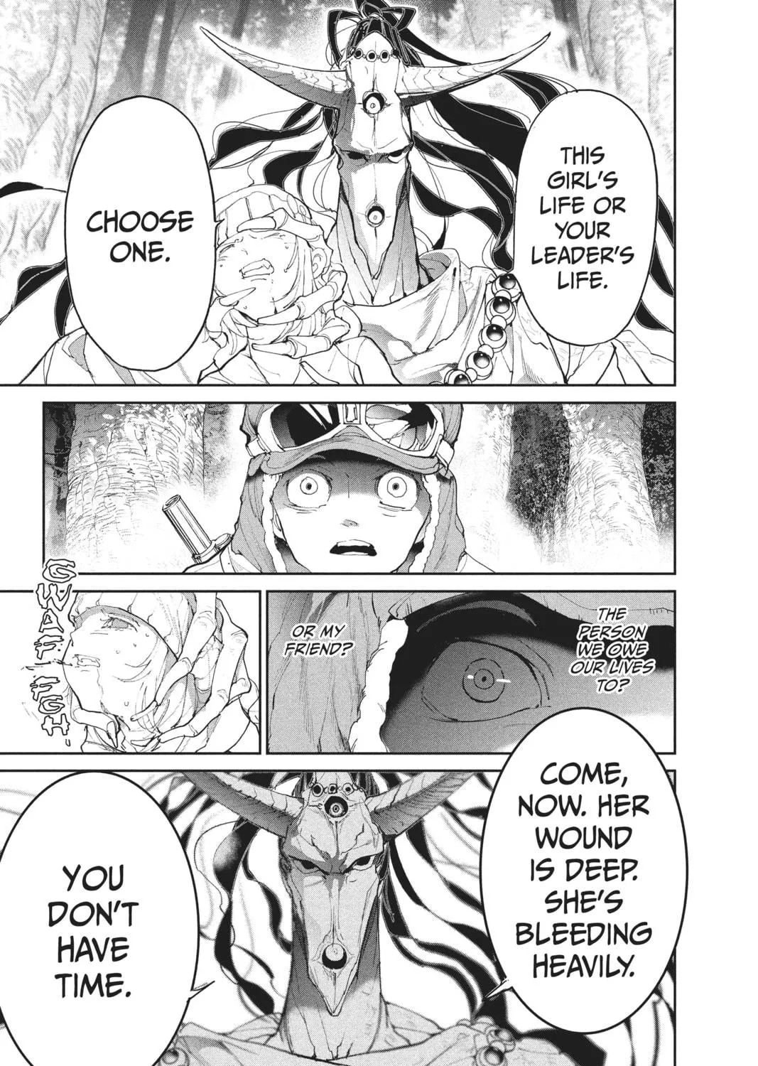 Read The Promised Neverland chapter 82 image 28 on Lezhin