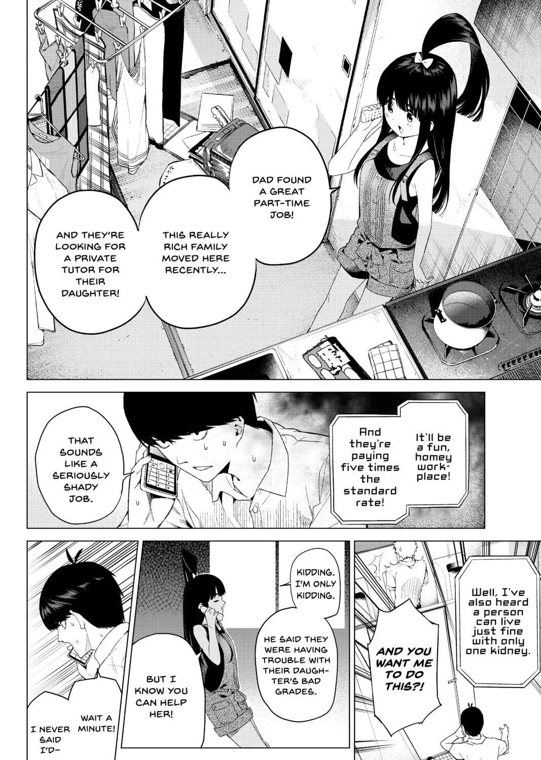 Read The Quintessential Quintuplets chapter 1 image 28 on Lezhin