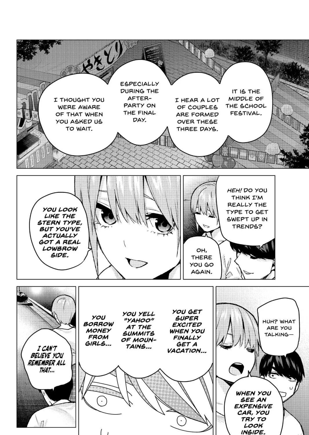 Read The Quintessential Quintuplets chapter 102 image 10 on Lezhin