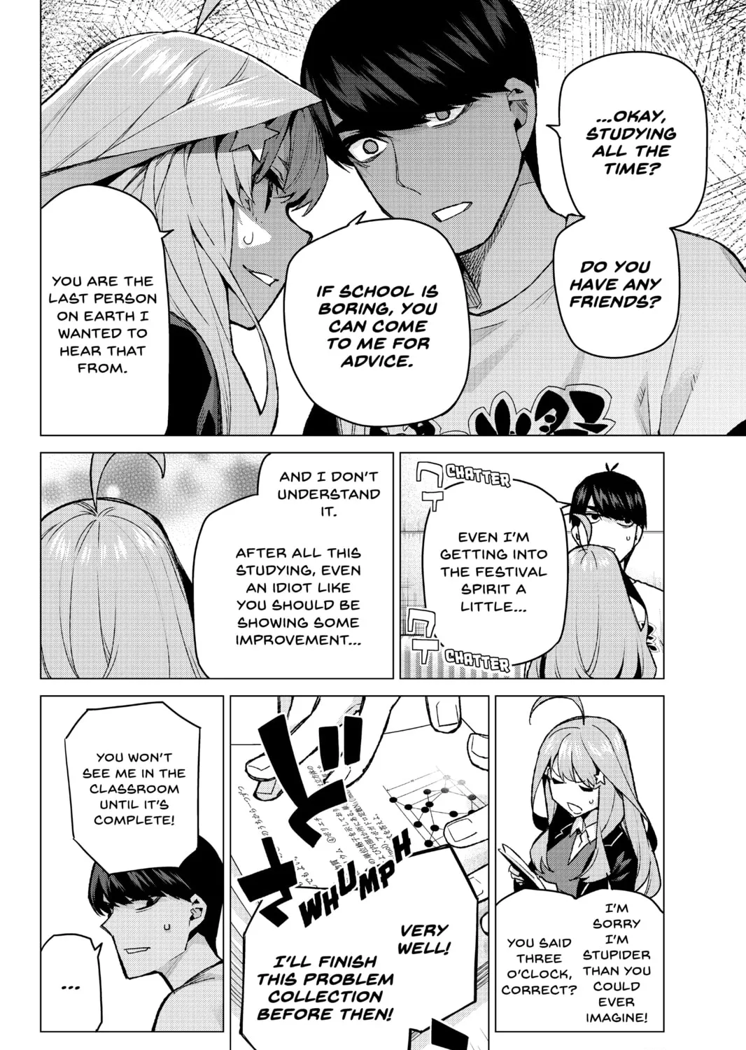 Read The Quintessential Quintuplets chapter 109 image 6 on Lezhin