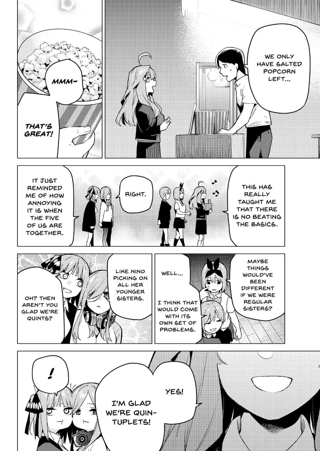 Read The Quintessential Quintuplets chapter 112 image 18 on Lezhin