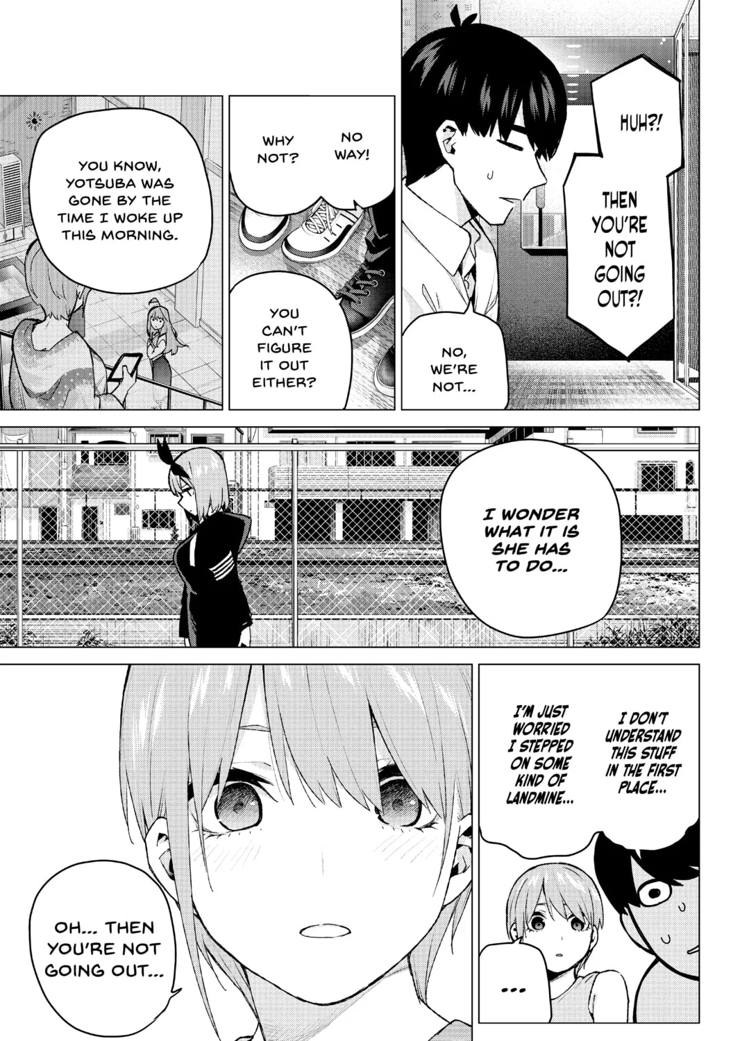 Read The Quintessential Quintuplets chapter 115 image 12 on Lezhin