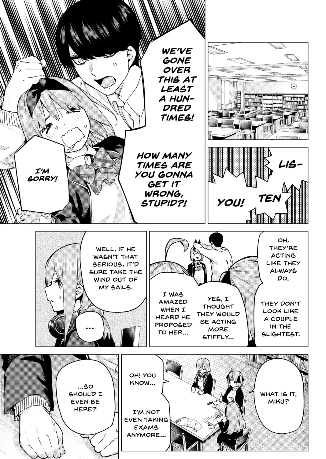 Read The Quintessential Quintuplets chapter 120 image 6 on Lezhin