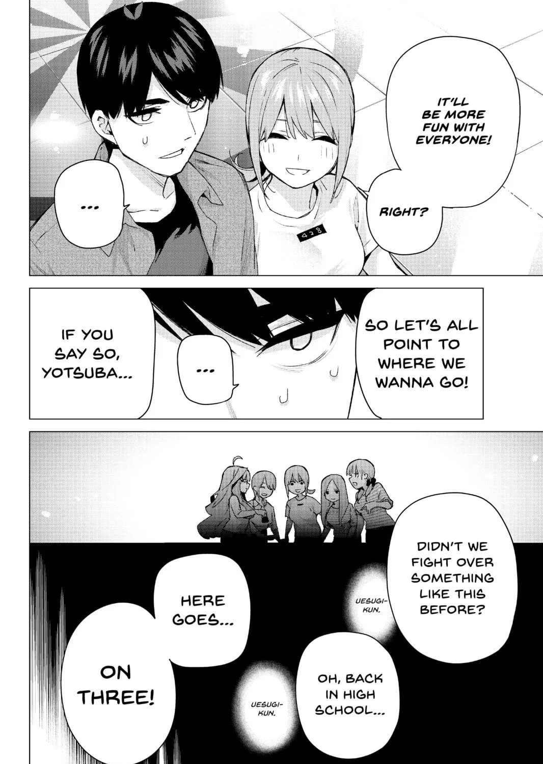 Read The Quintessential Quintuplets chapter 122 image 46 on Lezhin