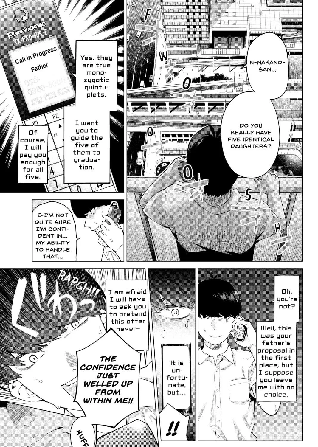 Read The Quintessential Quintuplets chapter 2 image 4 on Lezhin
