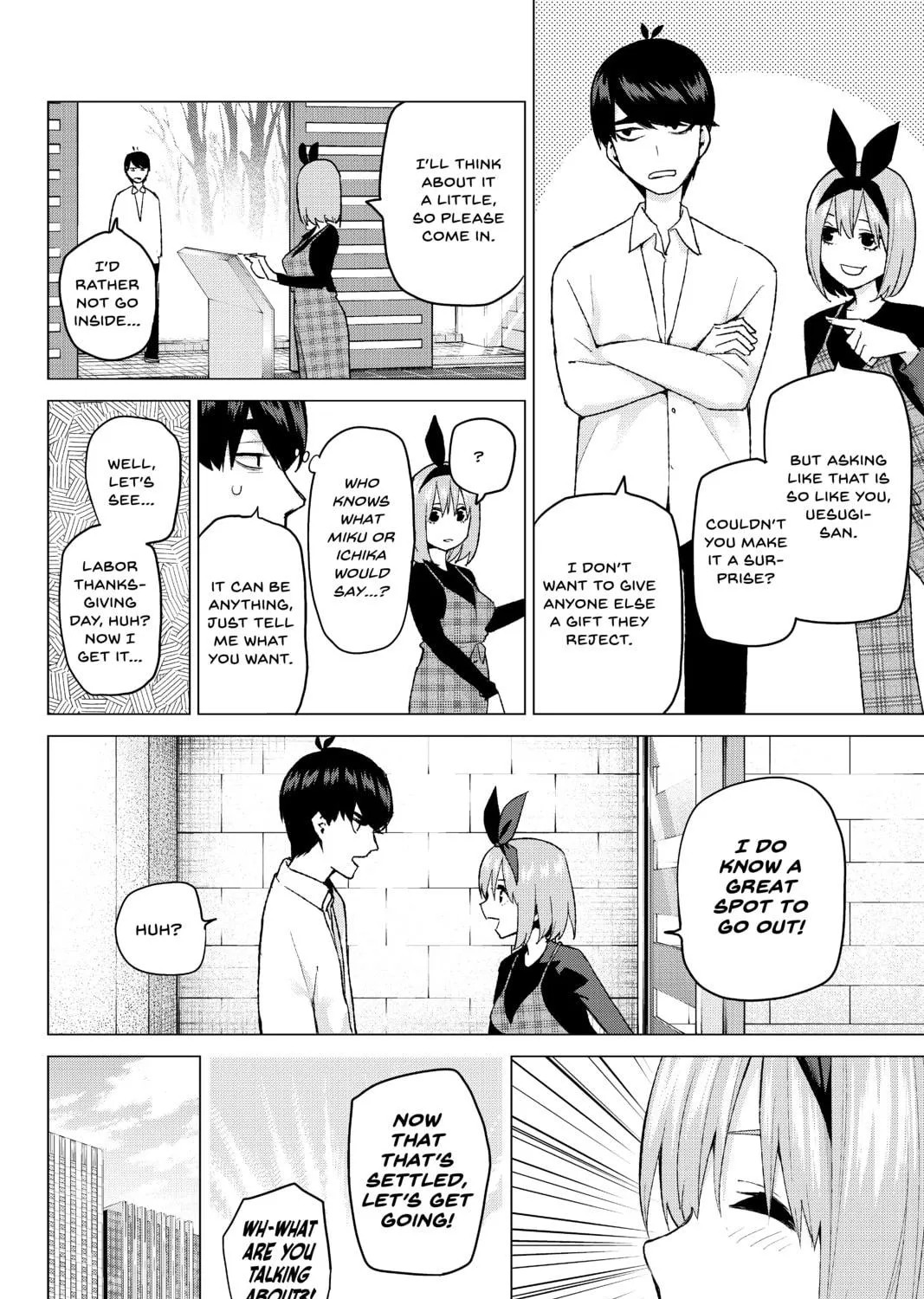 Read The Quintessential Quintuplets chapter 36 image 10 on Lezhin