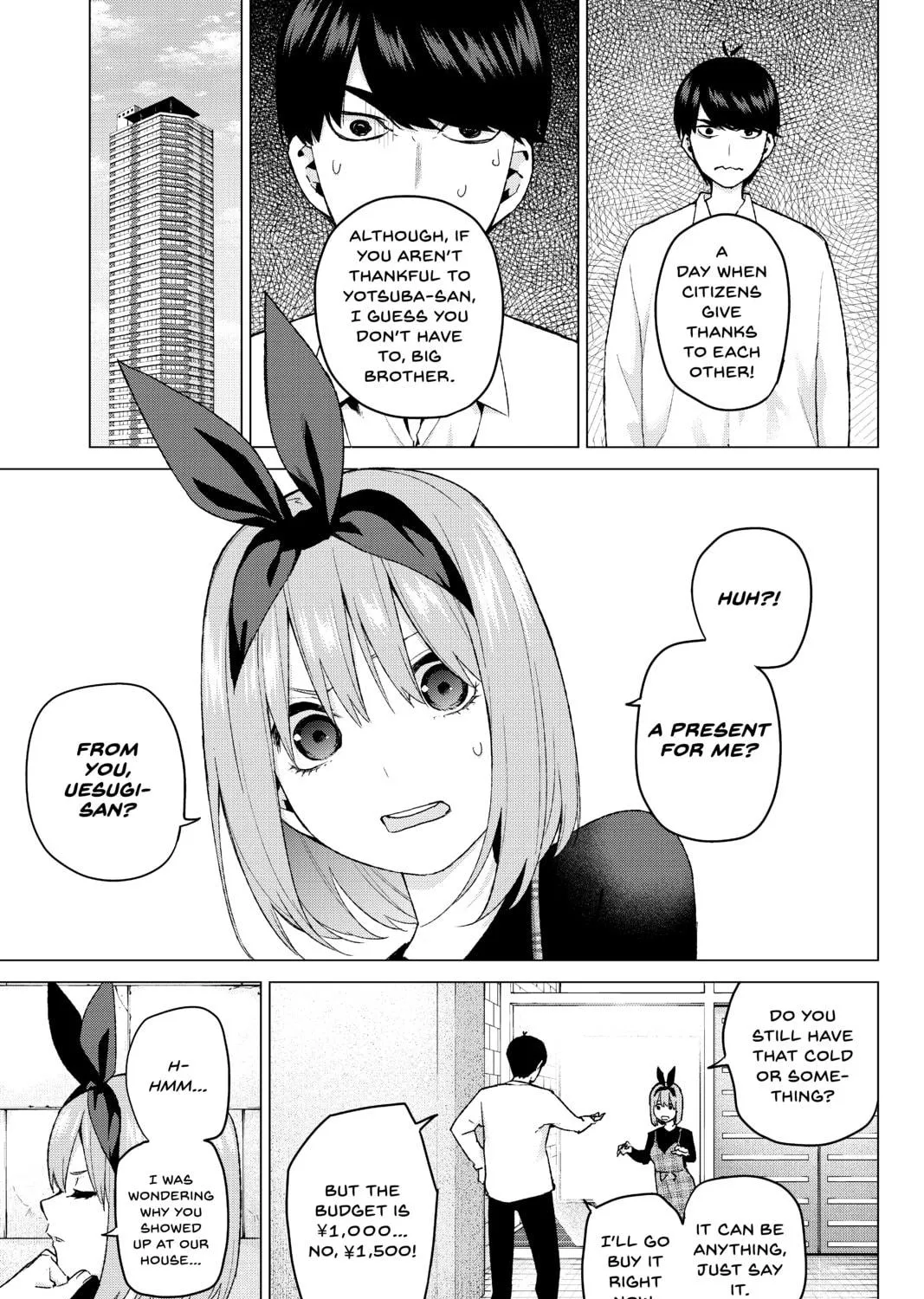 Read The Quintessential Quintuplets chapter 36 image 8 on Lezhin