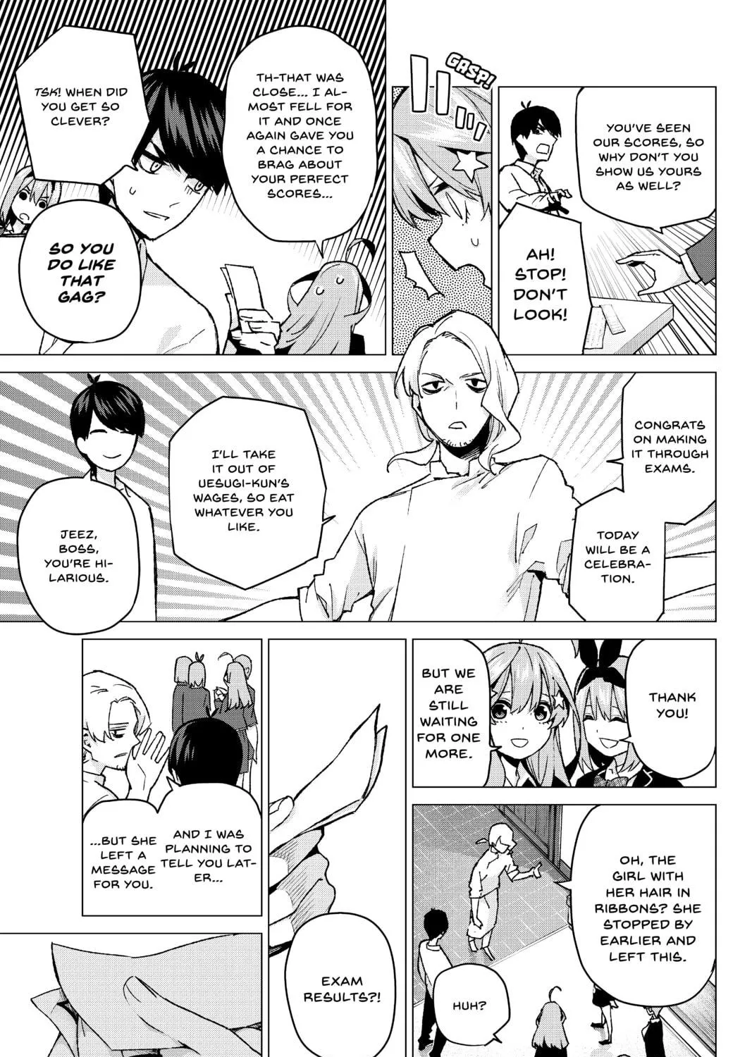 Read The Quintessential Quintuplets chapter 59 image 8 on Lezhin