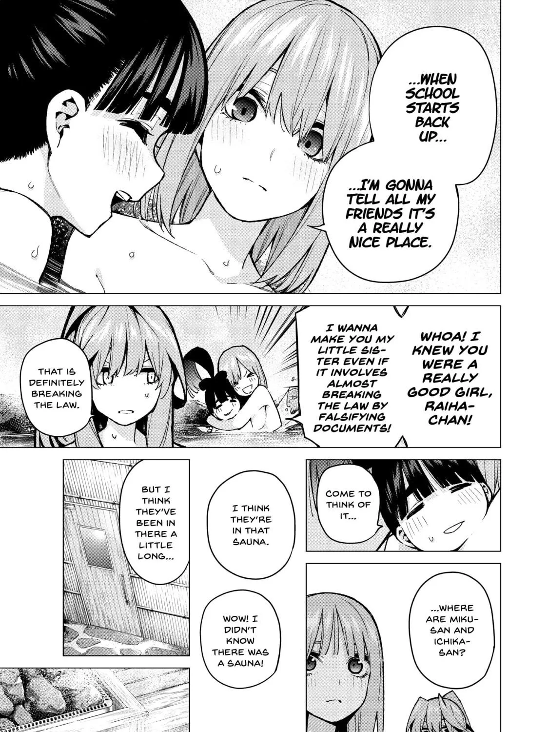 Read The Quintessential Quintuplets chapter 68 image 8 on Lezhin
