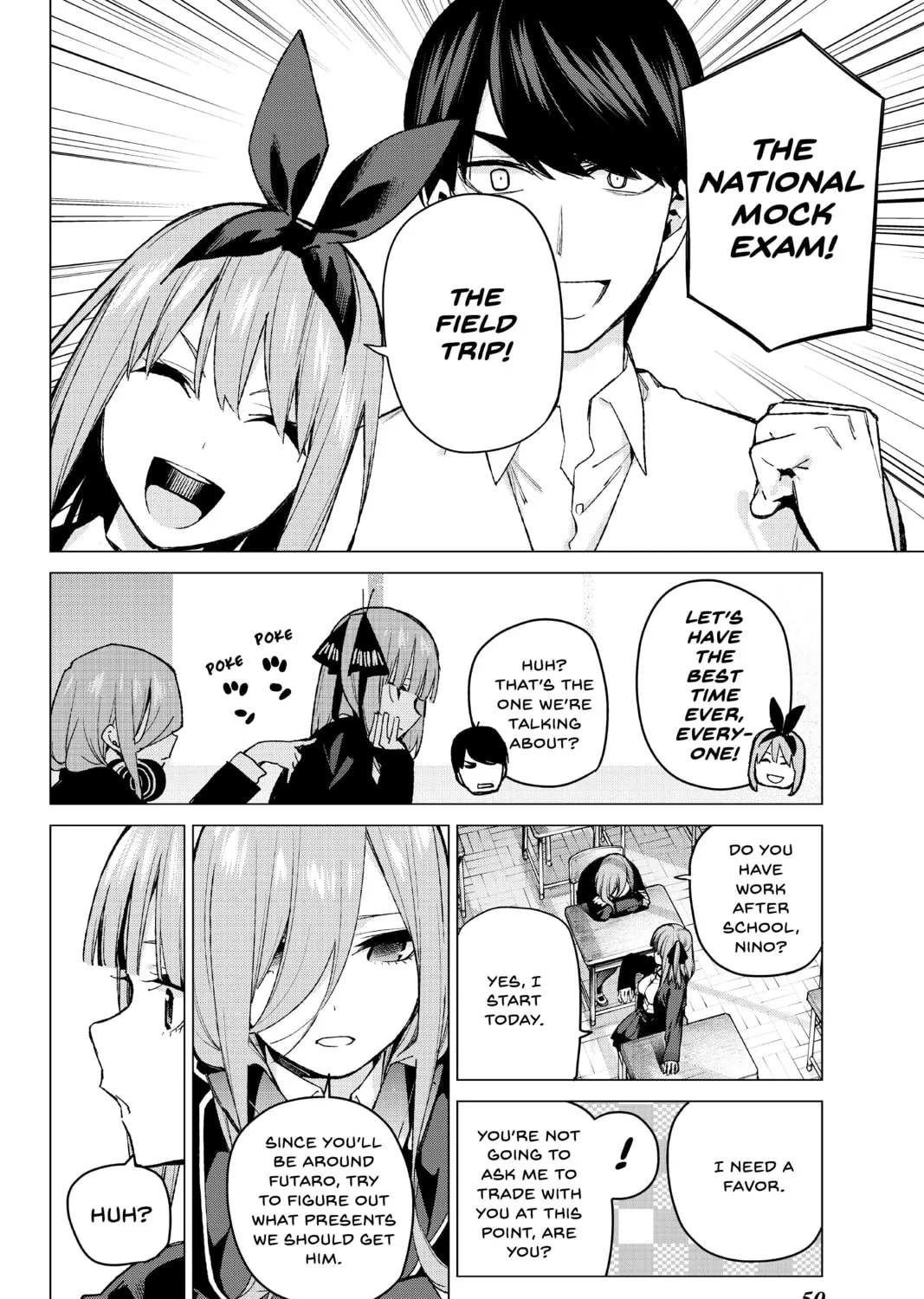 Read The Quintessential Quintuplets chapter 71 image 2 on Lezhin