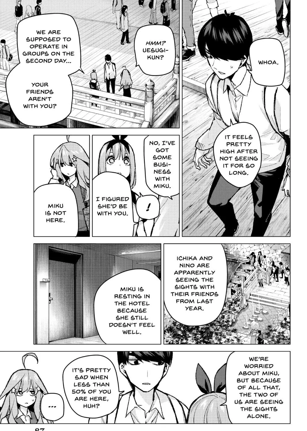 Read The Quintessential Quintuplets chapter 82 image 4 on Lezhin