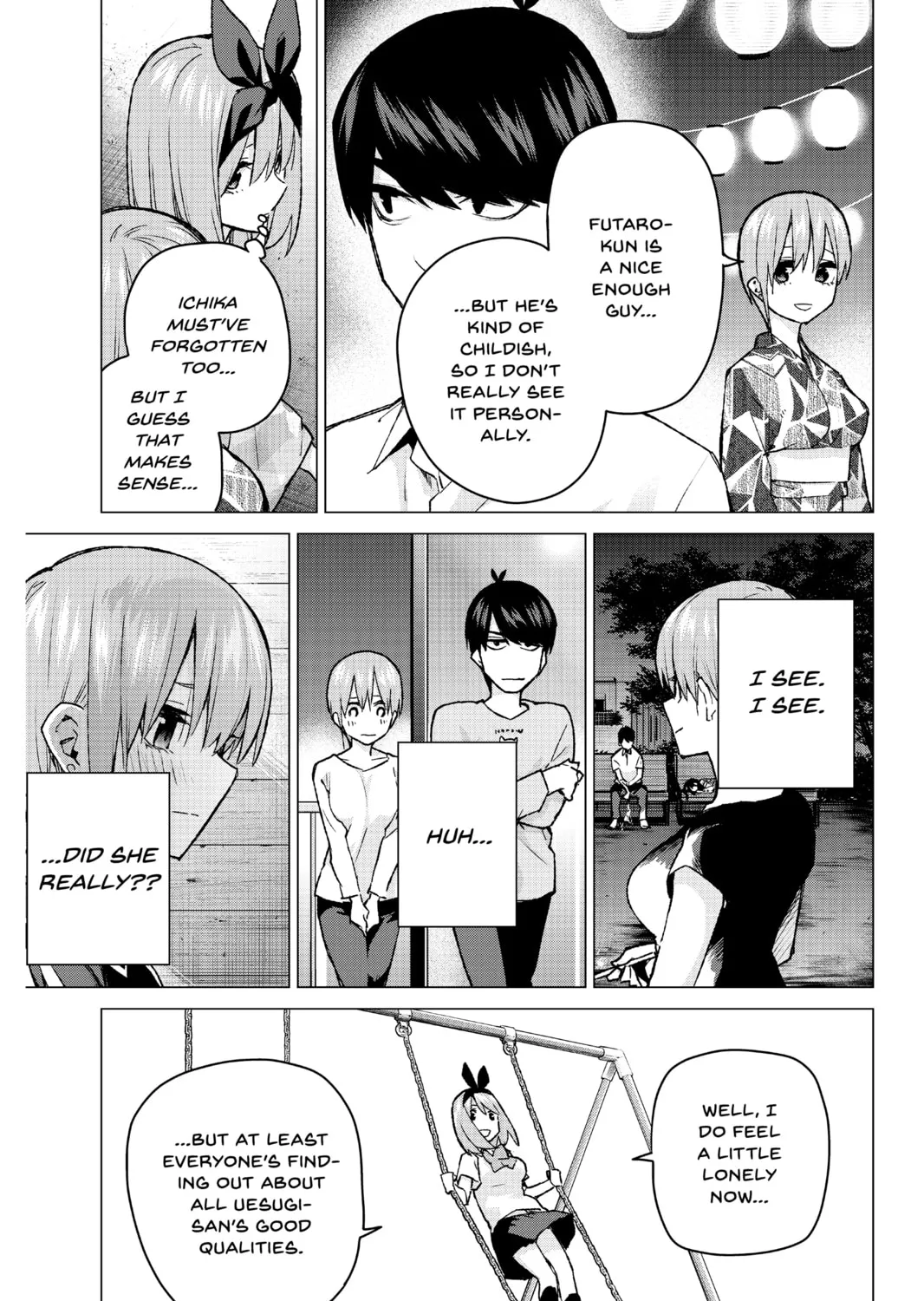 Read The Quintessential Quintuplets chapter 90 image 12 on Lezhin