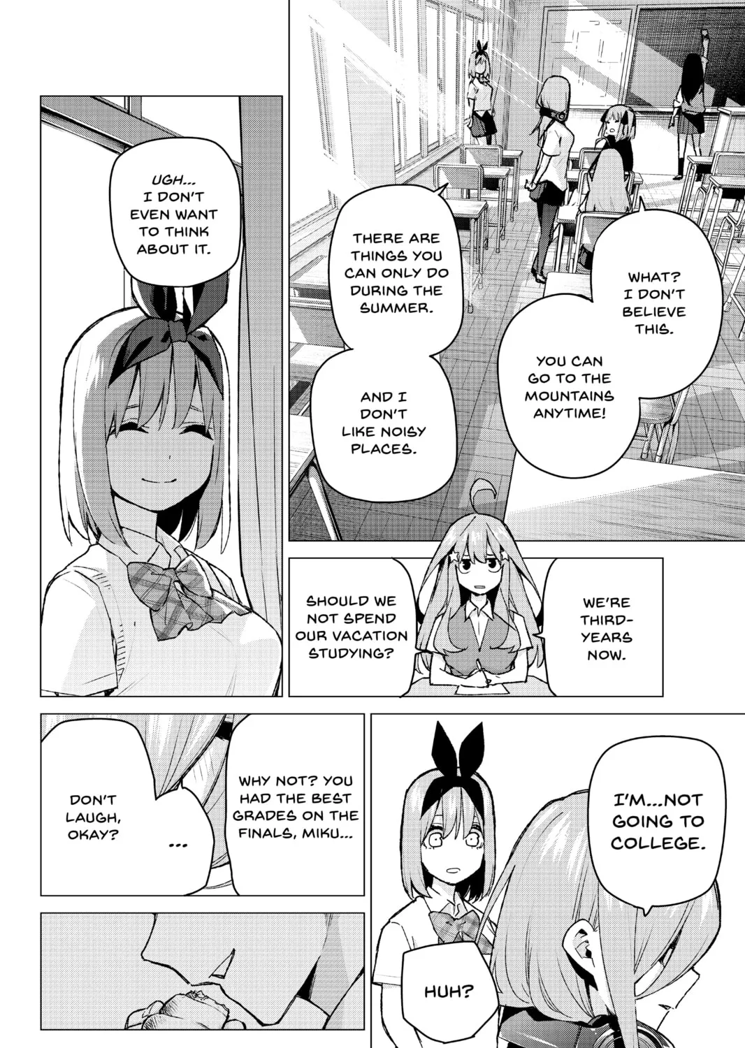 Read The Quintessential Quintuplets chapter 90 image 26 on Lezhin