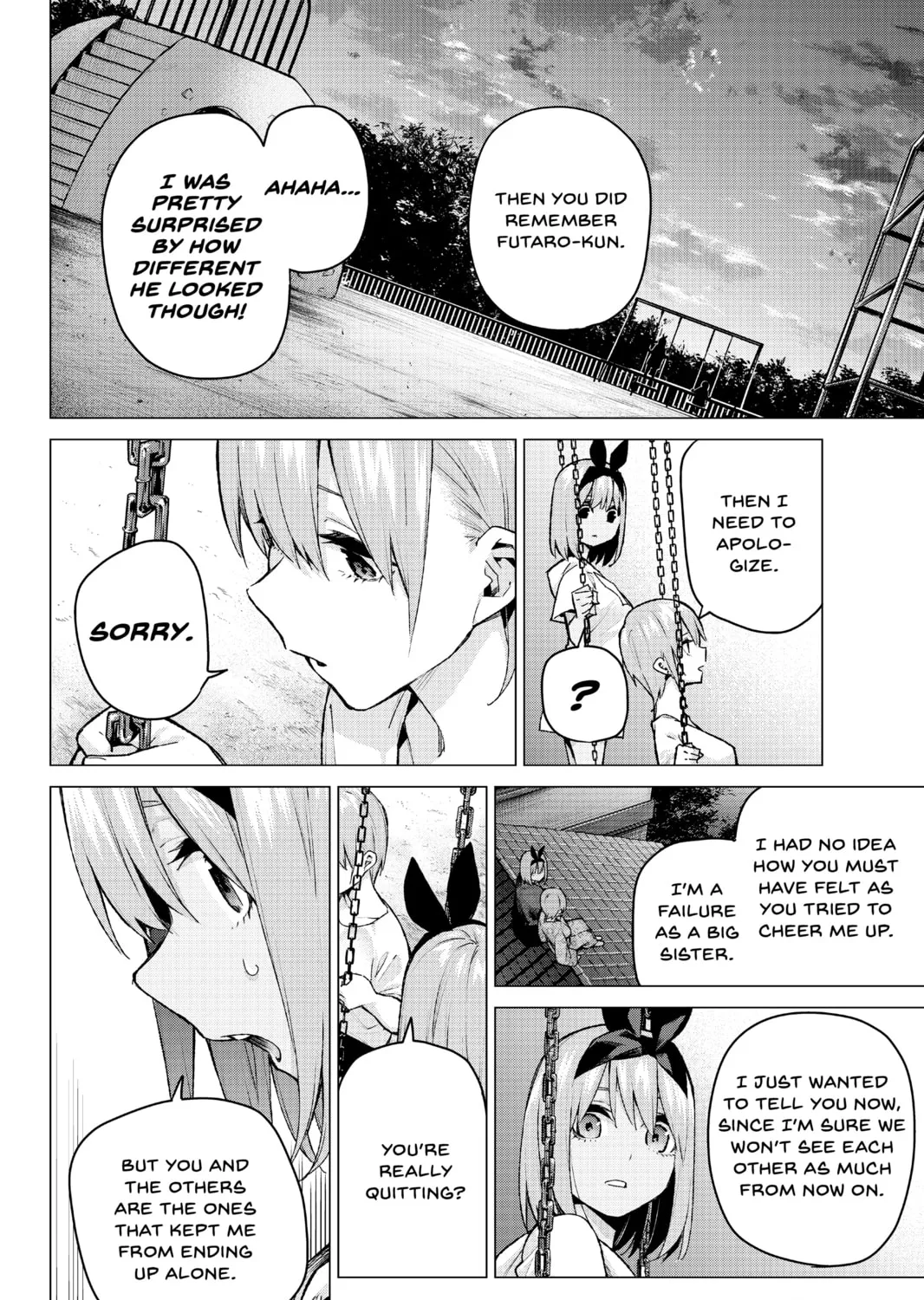 Read The Quintessential Quintuplets chapter 95 image 6 on Lezhin