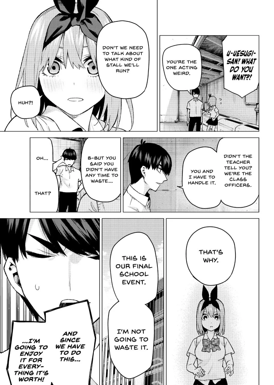 Read The Quintessential Quintuplets chapter 96 image 16 on Lezhin