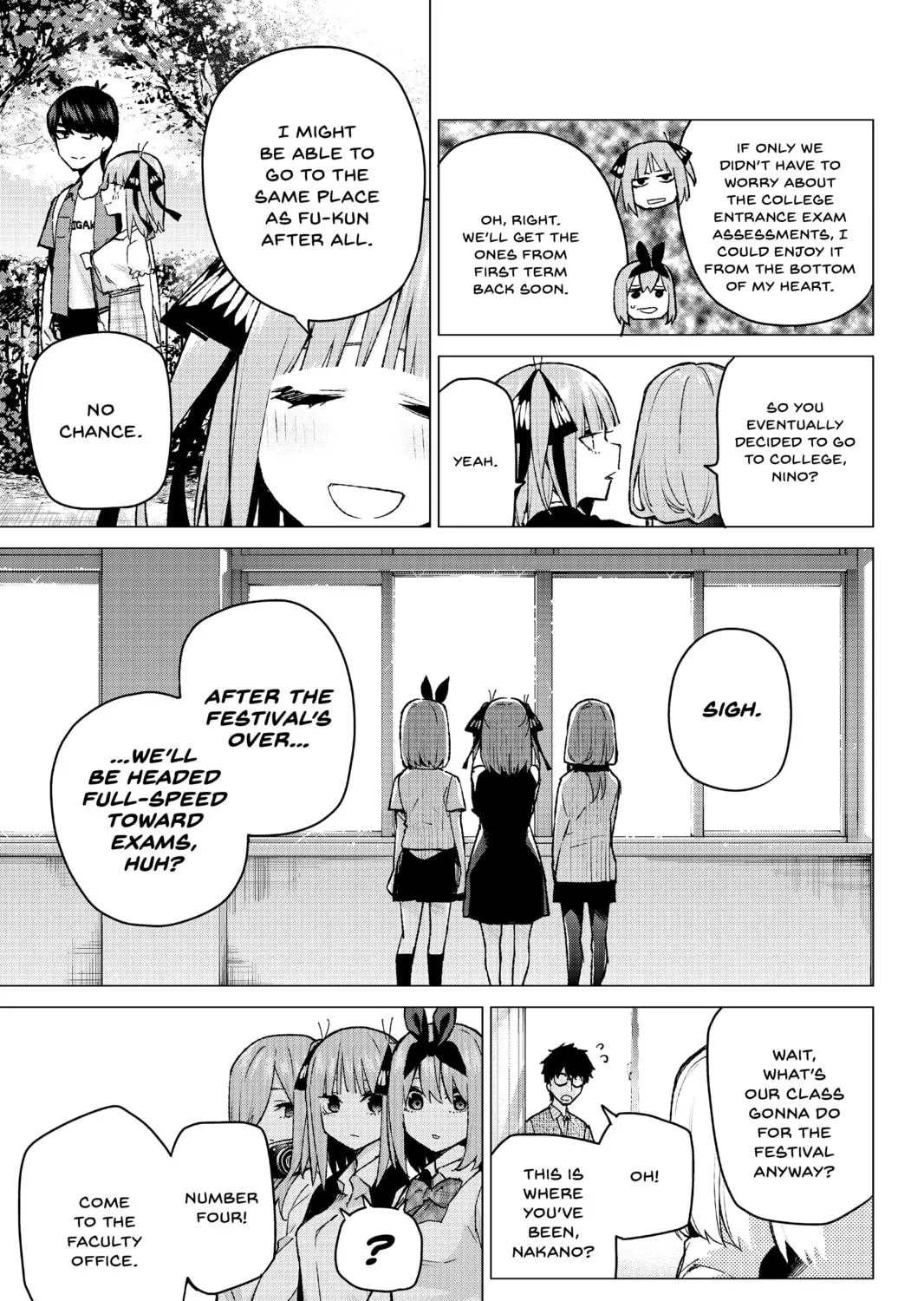 Read The Quintessential Quintuplets chapter 96 image 4 on Lezhin