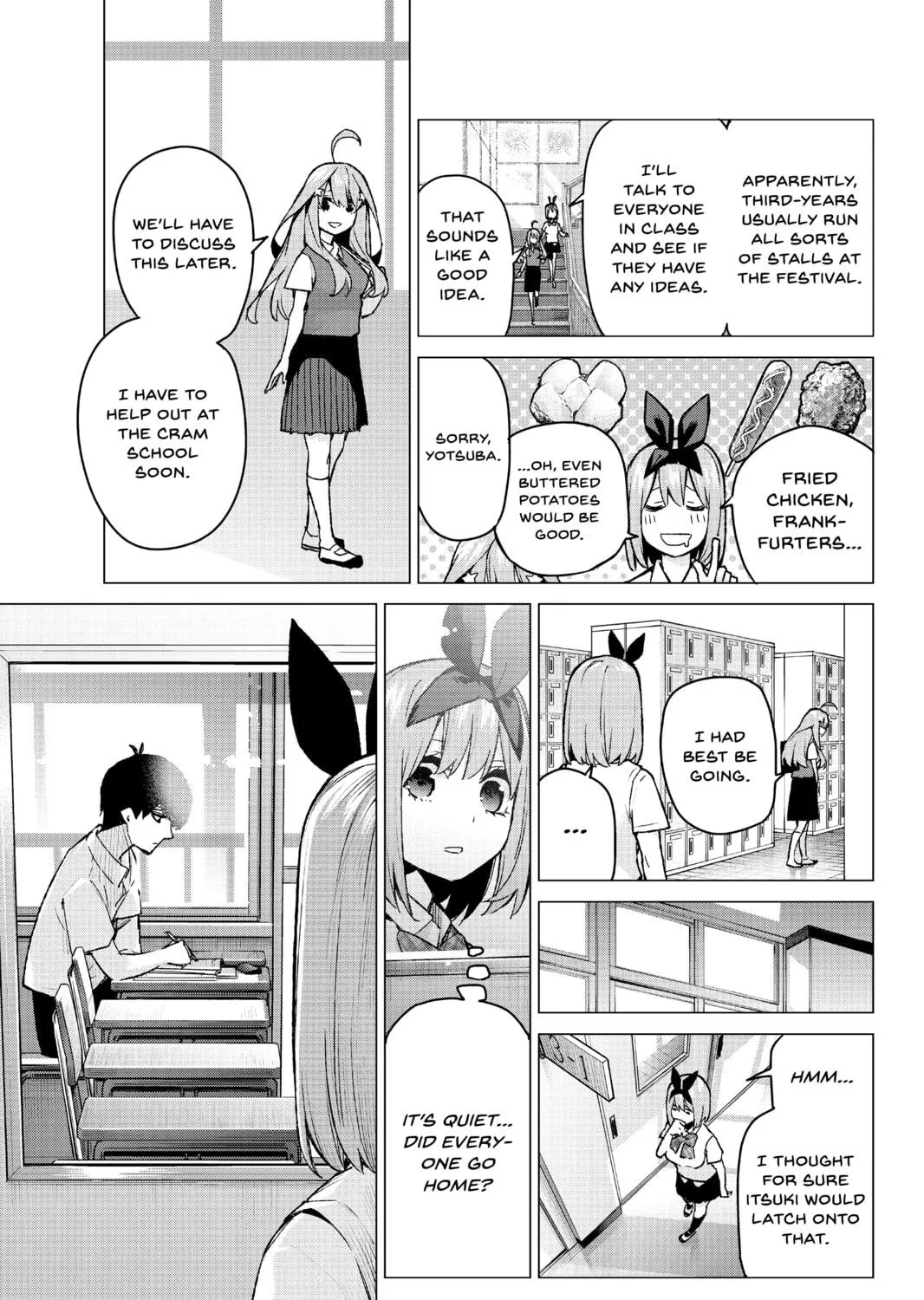Read The Quintessential Quintuplets chapter 96 image 8 on Lezhin