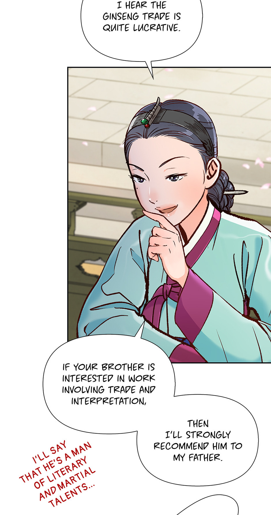 Read The Red Sleeve chapter 142 image 10 on Lezhin