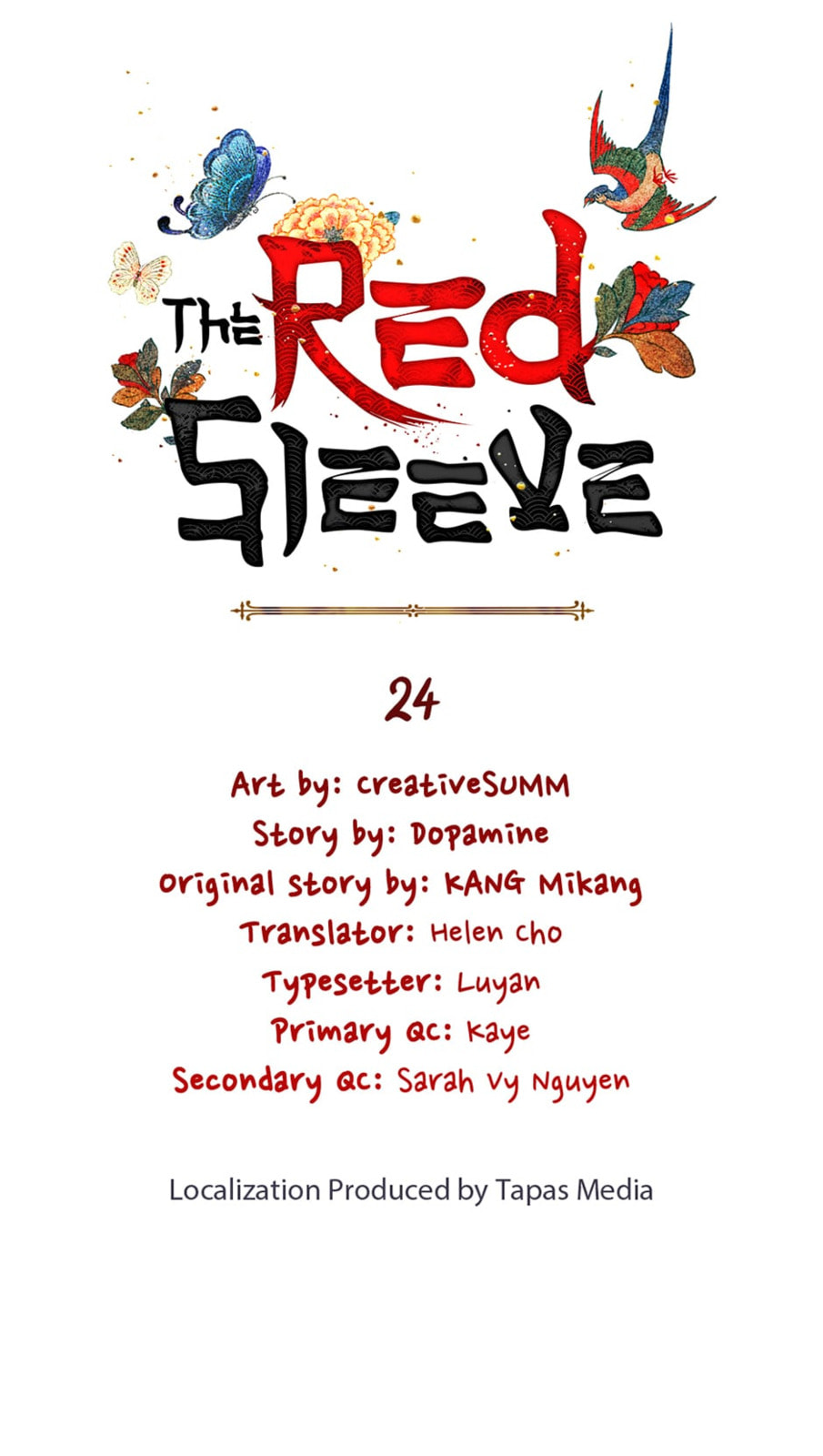 Read The Red Sleeve chapter 24 image 3 on Lezhin