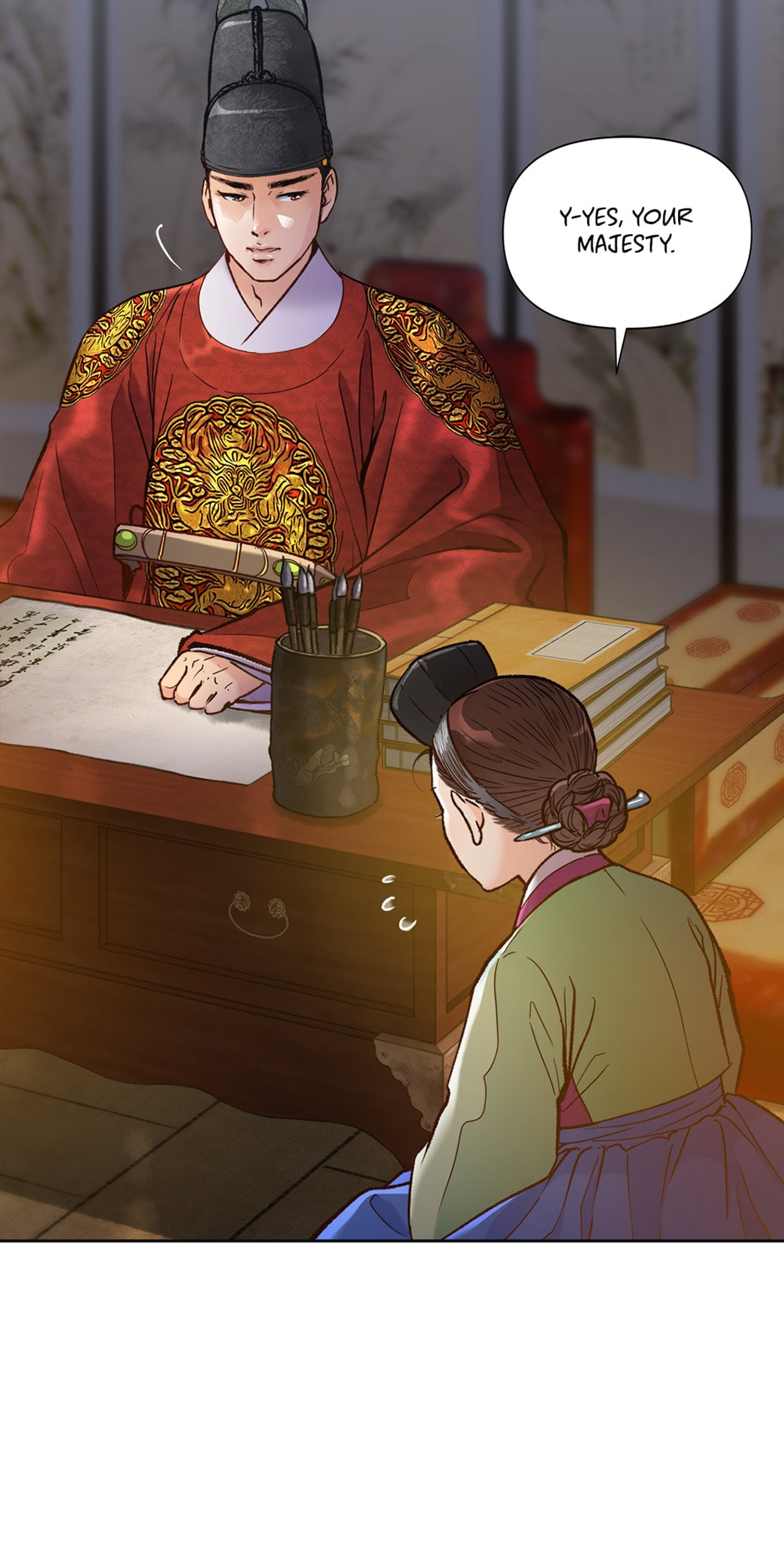 Read The Red Sleeve chapter 50 image 46 on Lezhin