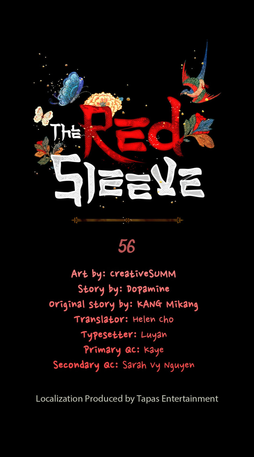 Read The Red Sleeve chapter 56 image 0 on Lezhin