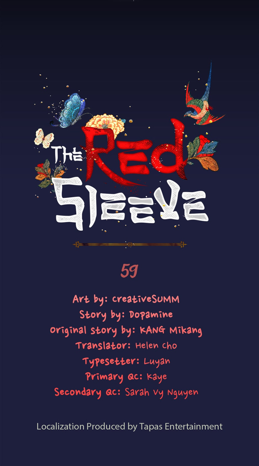 Read The Red Sleeve chapter 59 image 3 on Lezhin