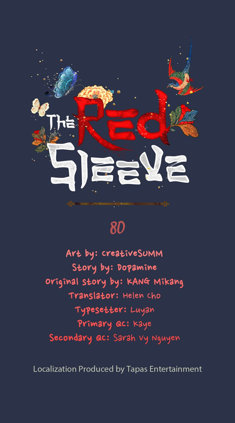 Read The Red Sleeve chapter 80 image 0 on Lezhin