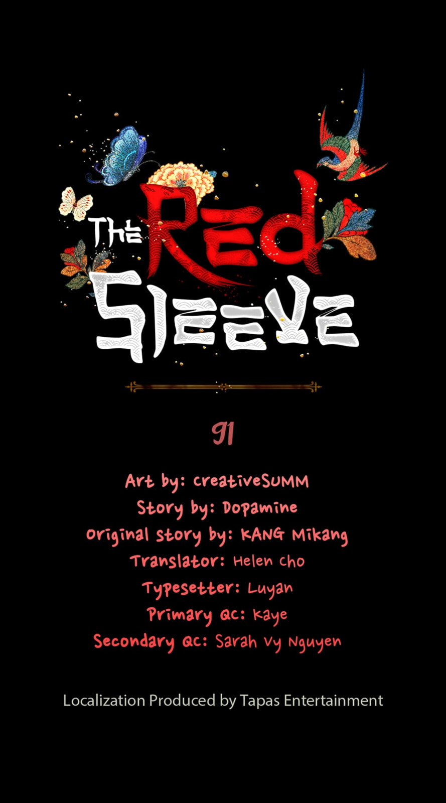 Read The Red Sleeve chapter 91 image 1 on Lezhin