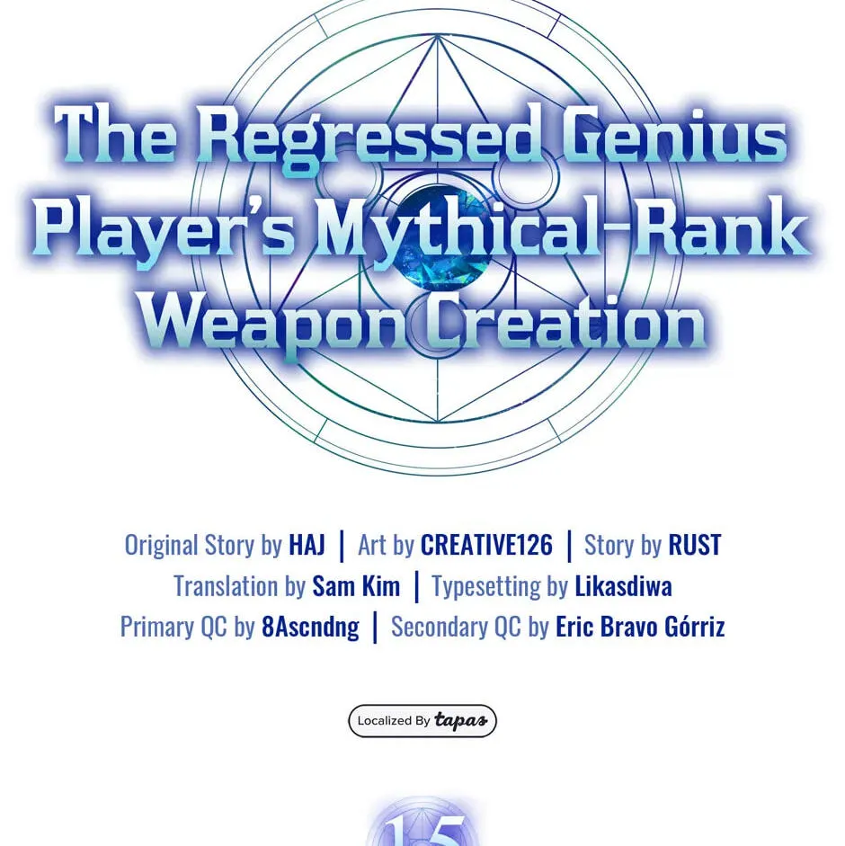 The Regressed Genius Player's Mythical-Rank Weapon Creation Chapter 15 page 42 - 