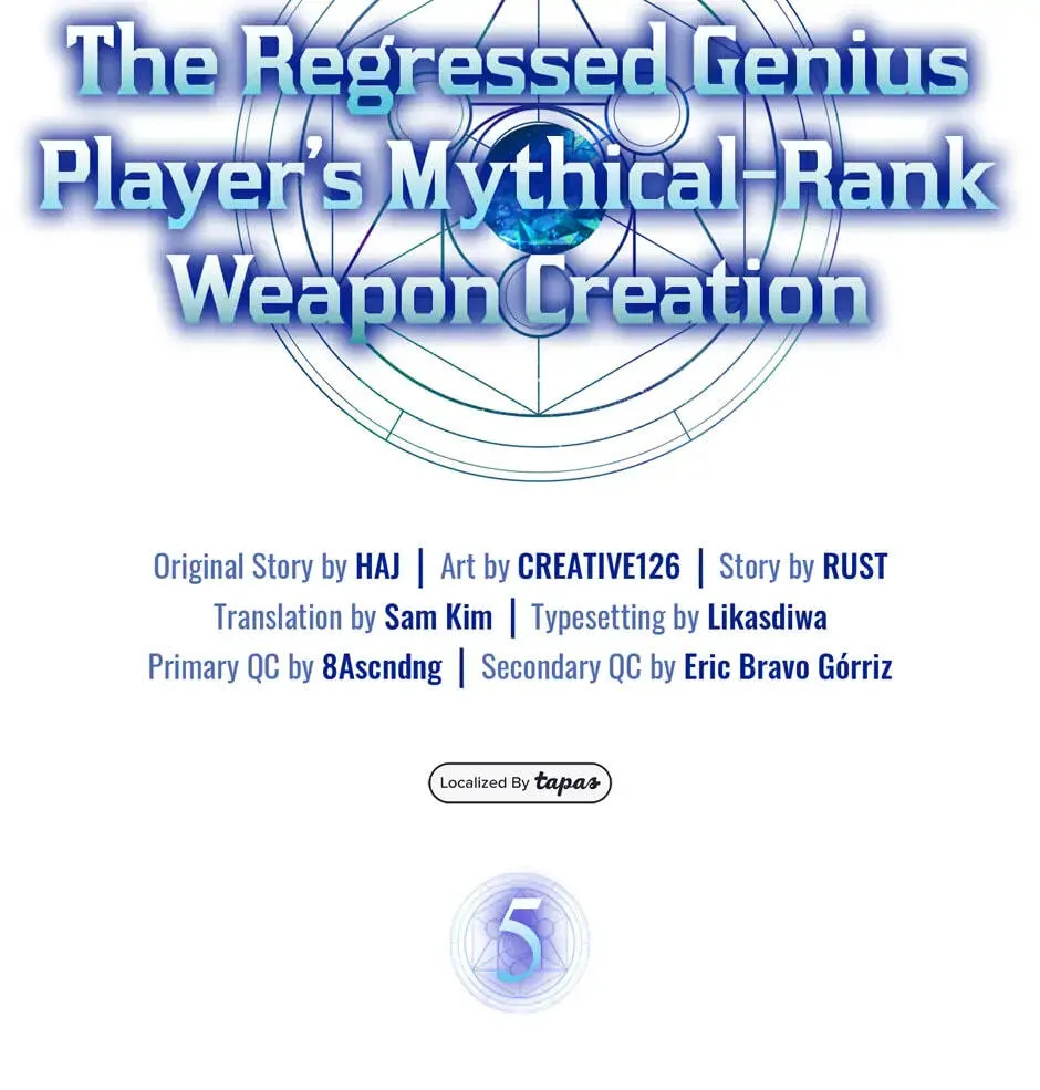 The Regressed Genius Player's Mythical-Rank Weapon Creation Chapter 5 page 35 - 