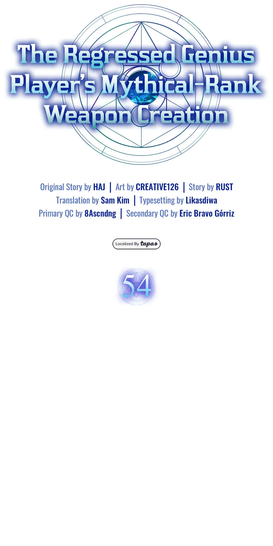 The Regressed Genius Player's Mythical-Rank Weapon Creation Chapter 54 page 56 - 