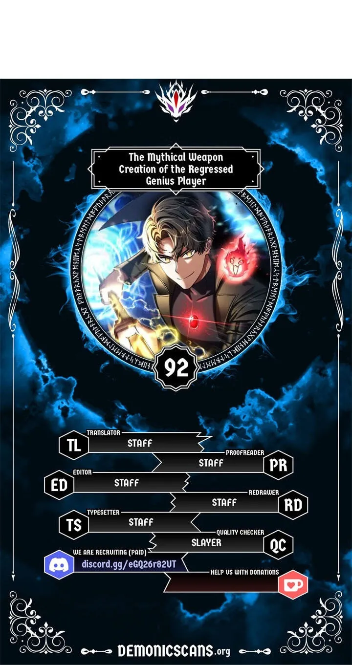 The Regressed Genius Player's Mythical-Rank Weapon Creation Chapter 92 page 8 - 