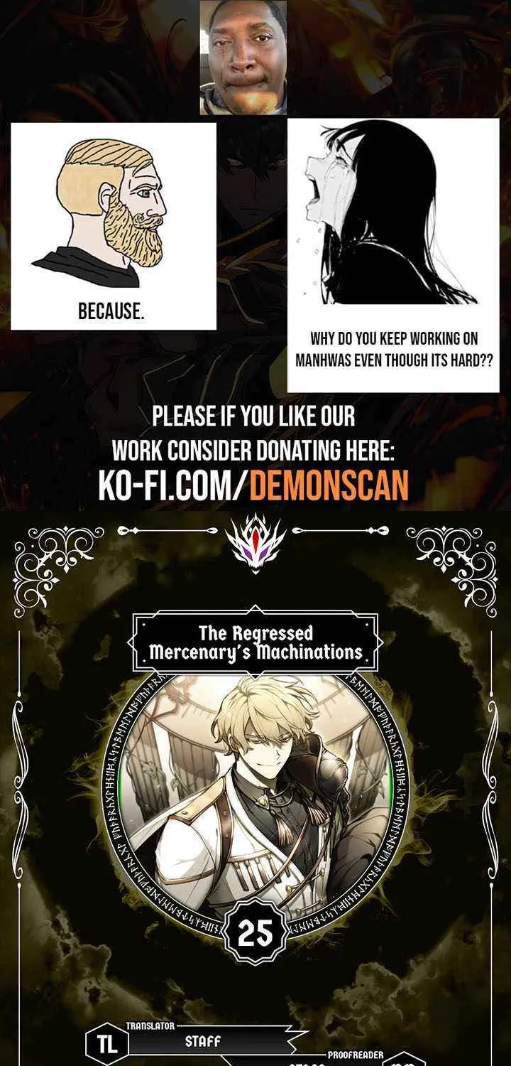 Read The Regressed Mercenary’s Machinations chapter 25 image 1 on Lezhin