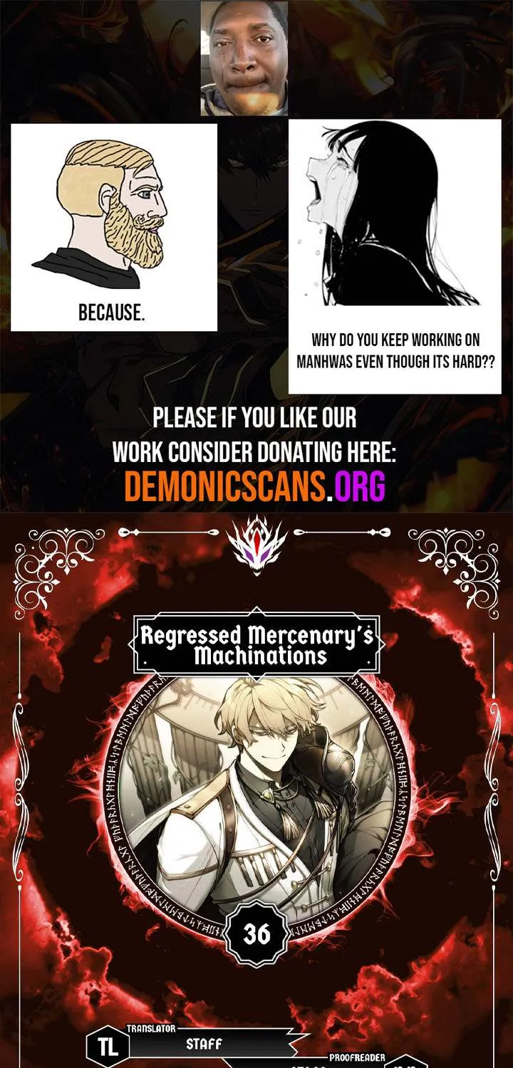 Read The Regressed Mercenary’s Machinations chapter 36 image 0 on Lezhin