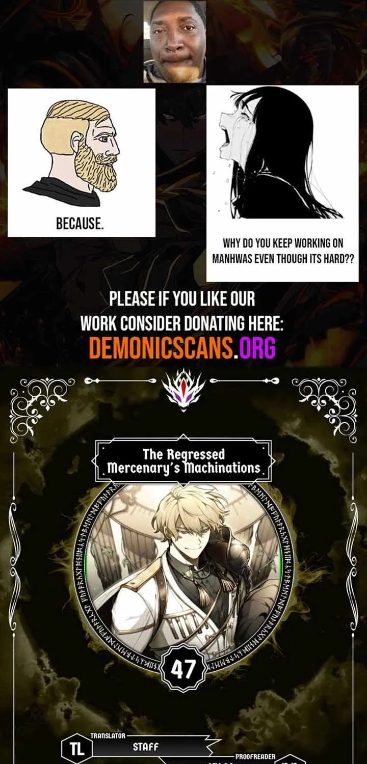 Read The Regressed Mercenary’s Machinations chapter 47 image 1 on Lezhin