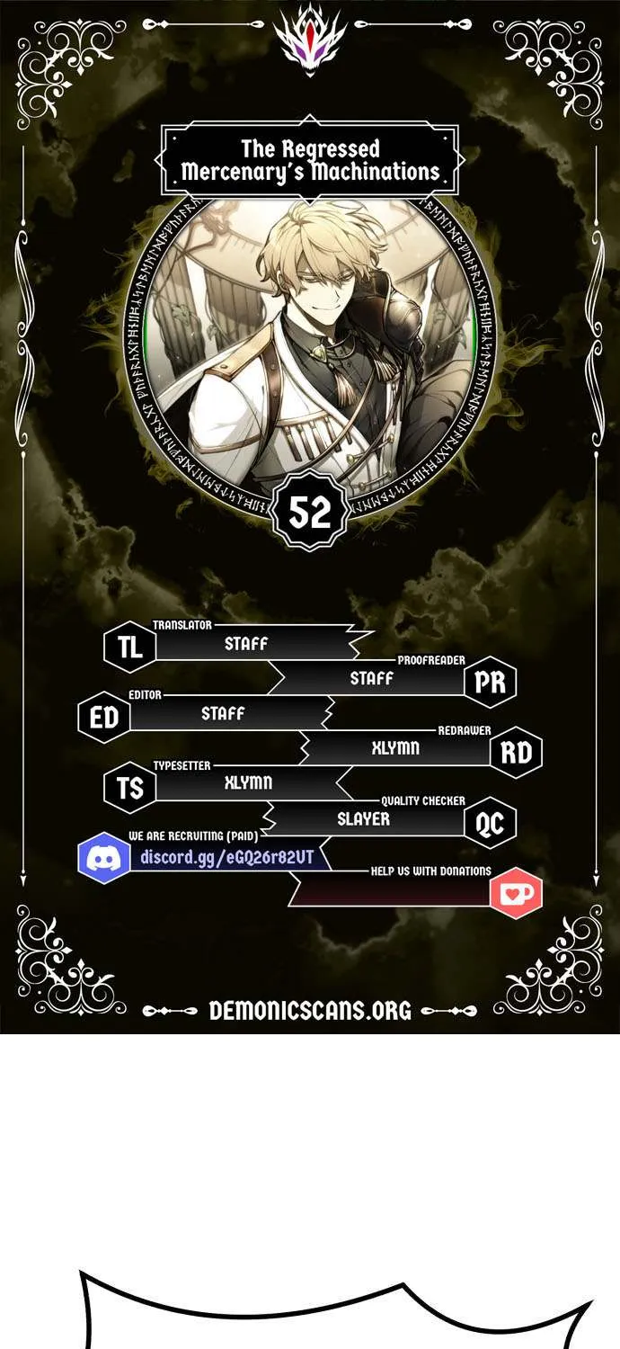 Read The Regressed Mercenary’s Machinations chapter 52 image 1 on Lezhin