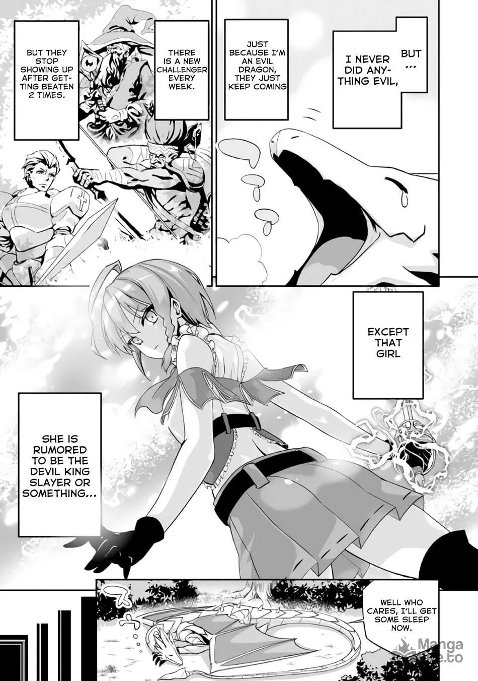 Read The Reincarnated Evil Dragon chapter 1 image 9 on Lezhin