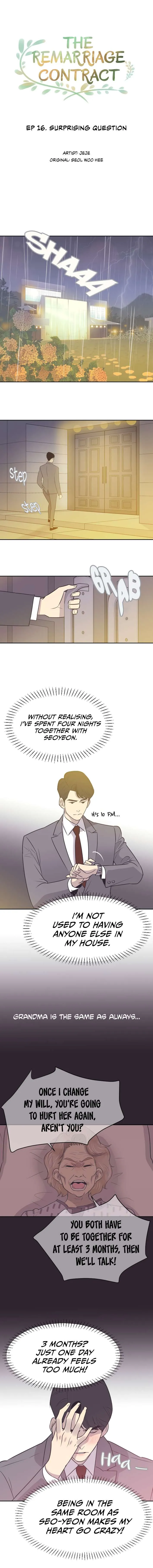 Read The Remarriage Contract chapter 16 image 4 on Lezhin