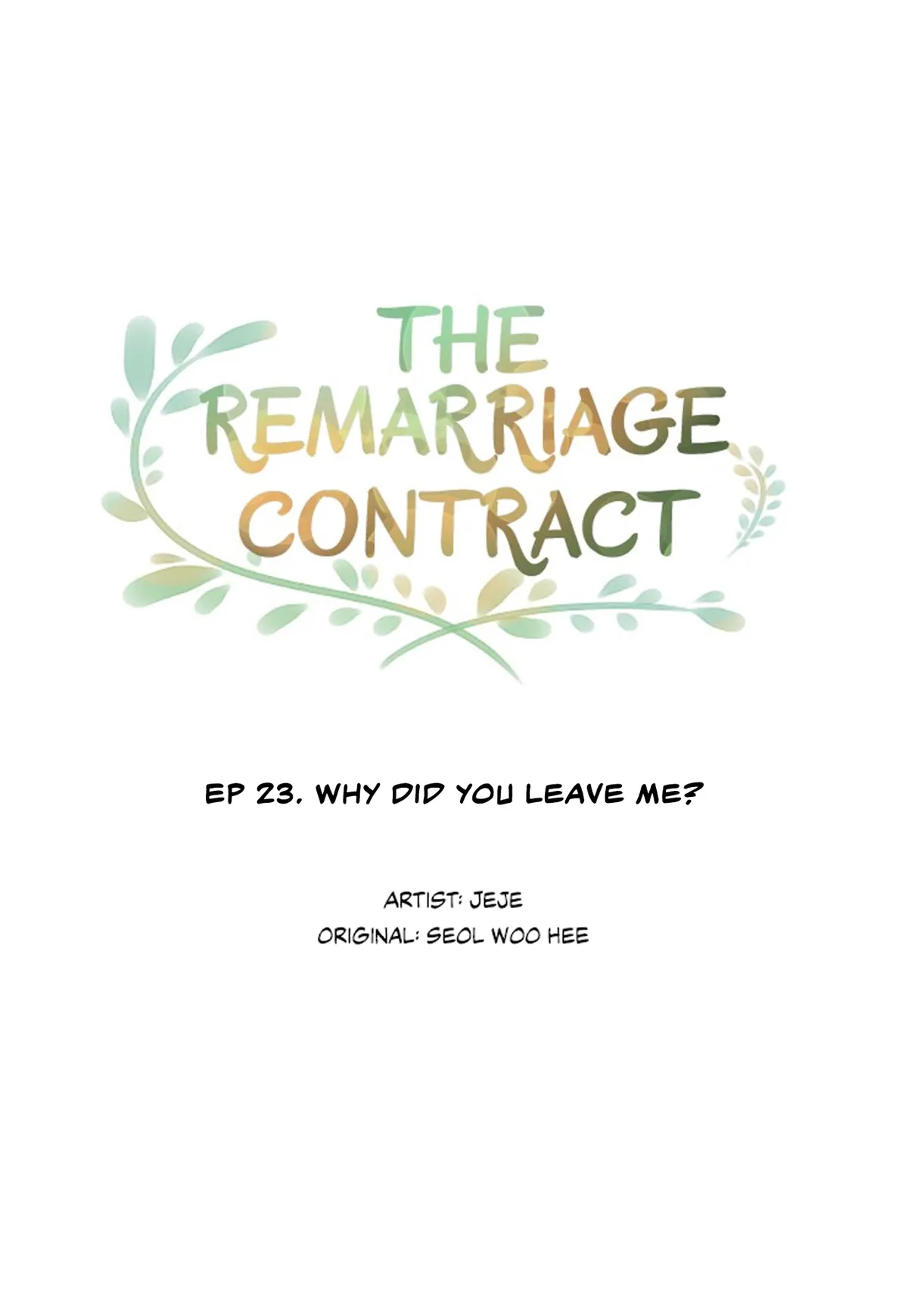 Read The Remarriage Contract chapter 23 image 24 on Lezhin