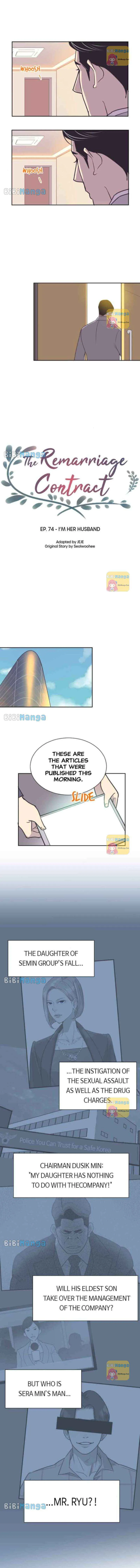 Read The Remarriage Contract chapter 74 image 6 on Lezhin