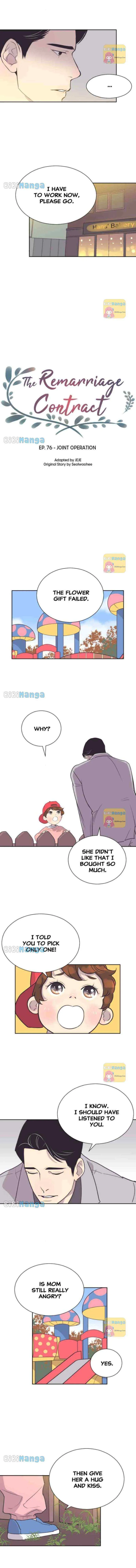 Read The Remarriage Contract chapter 76 image 5 on Lezhin