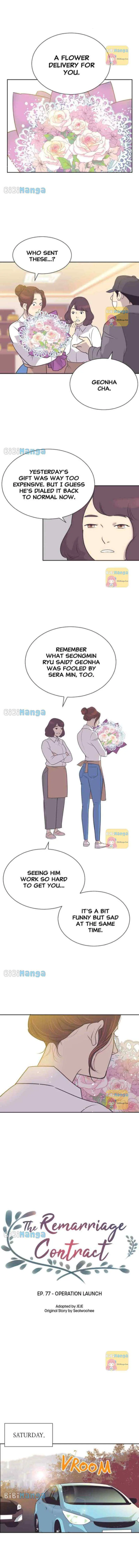 Read The Remarriage Contract chapter 77 image 1 on Lezhin