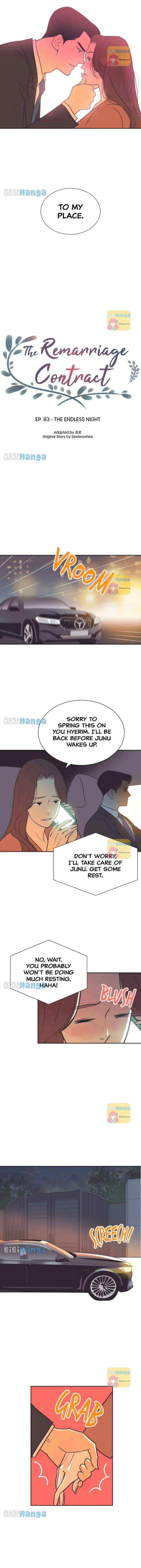 Read The Remarriage Contract chapter 83 image 4 on Lezhin