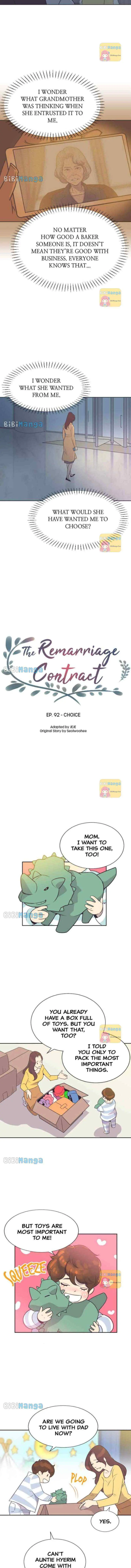 Read The Remarriage Contract chapter 92 image 4 on Lezhin